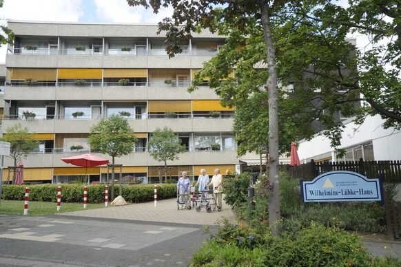 Das Seniorenzentrum Wilhelmine-Lübke-Haus im Stadtteil Bonn-Duisdorf.