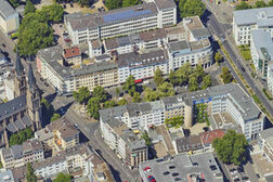Luftaufnahme des Bonner Stiftsplatzes