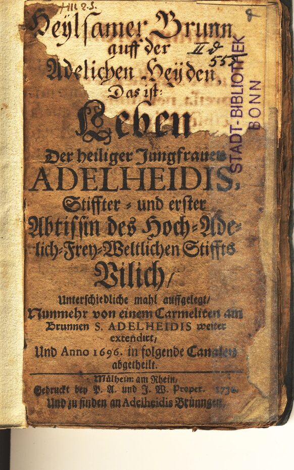 Frontansicht des von einem Karmeliter herausgegebene Pilgerbüchleins