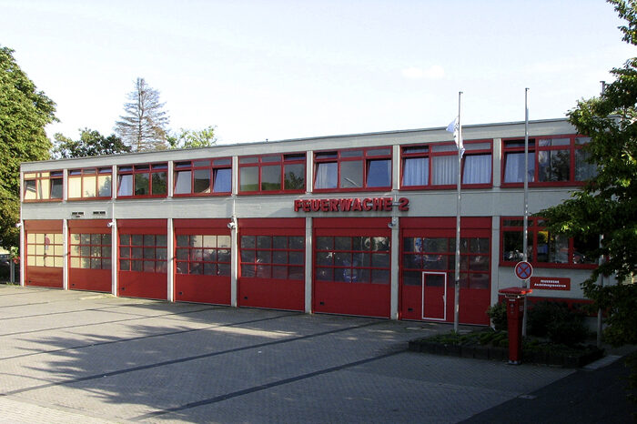 Gebäude der Feuerwache 2 in der Maarstraße in Bonn-Beuel