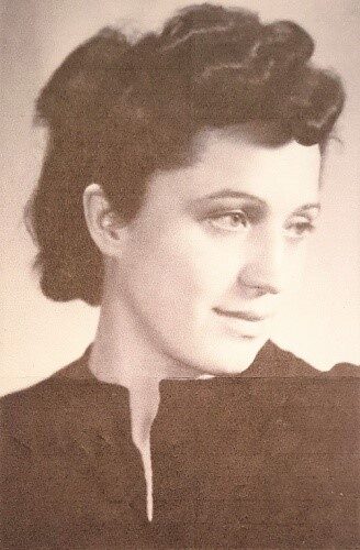 Schwarz-weiß Foto: Katharina Bayerwaltes 1940