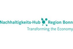 Das Bild zeigt das Logo des Nachhaltigkeits-Hub Region Bonn.