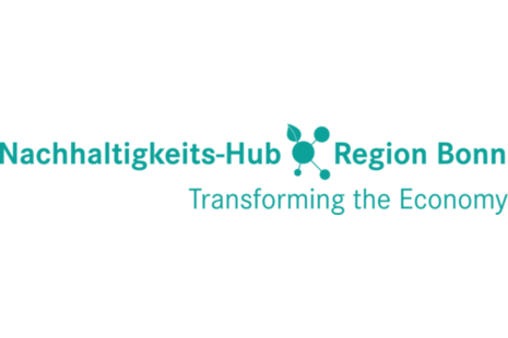 Das Bild zeigt das Logo des Nachhaltigkeits-Hub Region Bonn.
