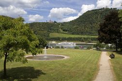 Drachensteinpark mit Blick auf Rhein und Siebengebirge