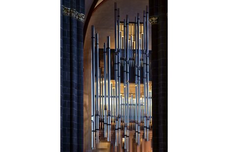 Ein Teil einer Orgel