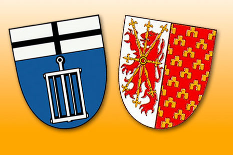 Die Wappen von Hardtberg und Villemomble