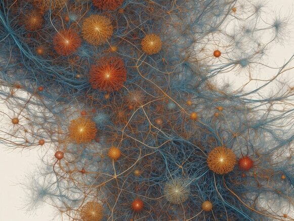 Bild von vernetzten Neuronen