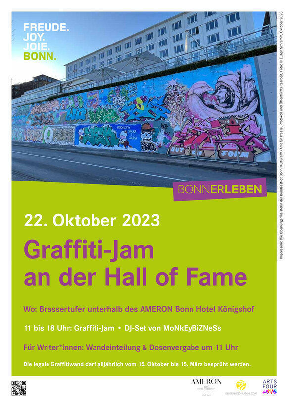 Graffiti-Jam an der Hall of Fame