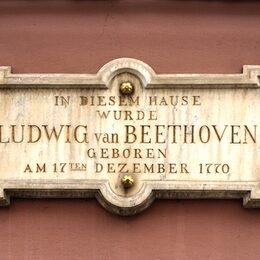 Gedenktafel am Beethoven-Haus in der Bonngasse