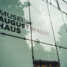 Glasfassade des Museum August Macke Haus