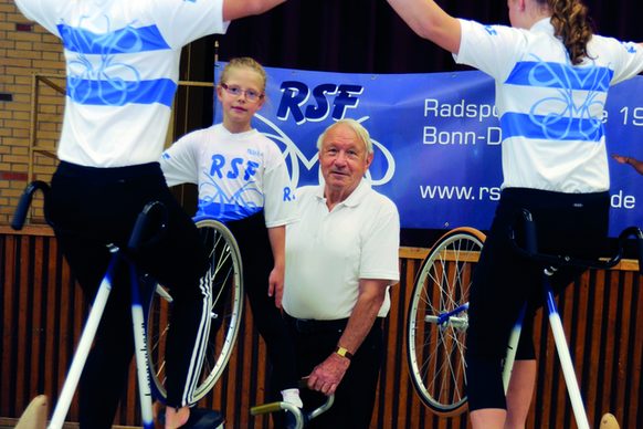 Alfred Mertens engagiert sich bei den Radsportfreunden e.V. Bonn-Duisdorf.