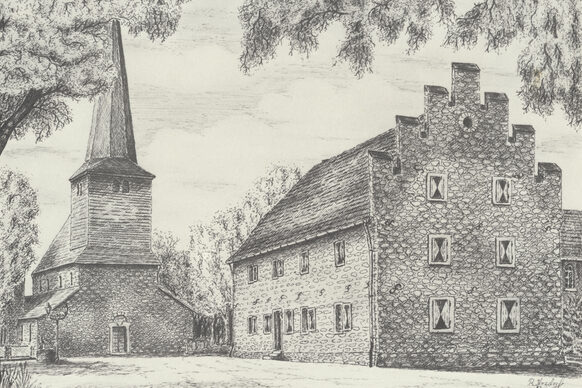 Alte Kirche mit Zehnthaus