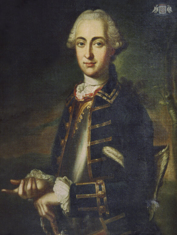 Franz Joseph Freiherr von Proff (1746–1799) war seit 1766 oberster Gerichtsherr für fast das gesamte rechtsrheinische Gebiet des heutigen Rhein-Sieg-Kreises