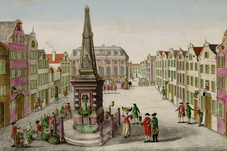 Obelisk auf dem Bonner Markt