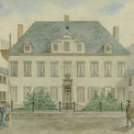 Bonn, Wohnhaus der Familie von Breuning - Aquarell von Frickel