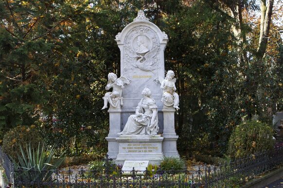 The grave of Robert and Clara Schumann