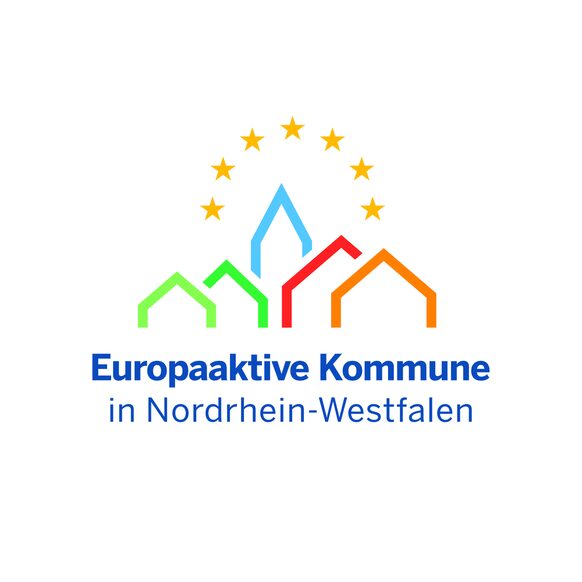 Logo Europaaktive Kommune in Nordrhein-Westfalen