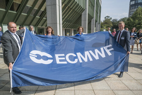 Opening of ECMWF's Bonn offices at the Ministry for the Environment, Nature Conservation and Nuclear Safety (BMU) headquarters.
