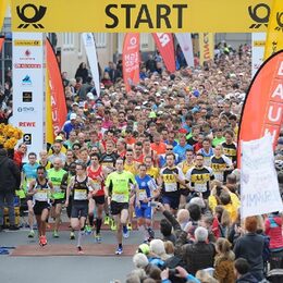 Start of the Bonn Marathon
