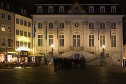 Das Alte Rathaus während der Earth Hour mit ausgeschalteter Beleuchtung