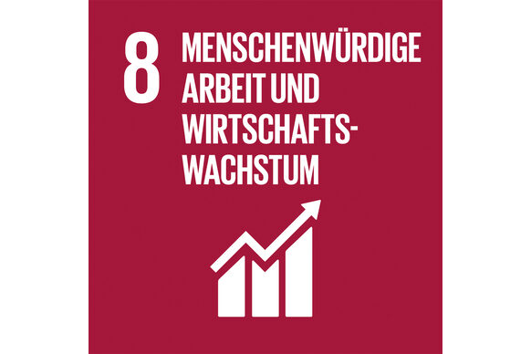 Illustration zum Sustainable Development Goal 8