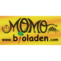 Logo mit Schriftzug Momo www.bioladen.com