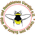Logo des Vereins zum Schutz der Wild- und Honigbienen Voreifel e.V. mit gezeichneter Biene