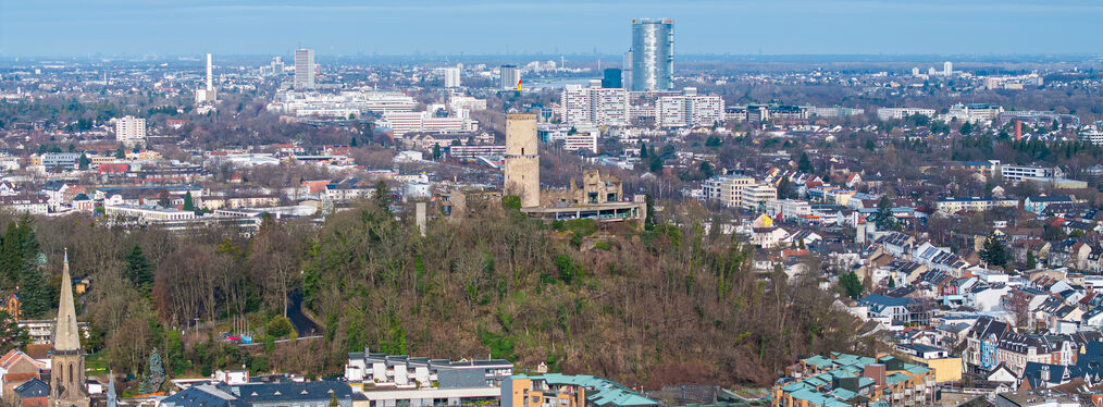 Luftaufnahme : Godesburg und Regierungsviertel