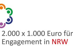 Logo des Landesprogramms „2.000 x 1.000 Euro für das Engagement“.