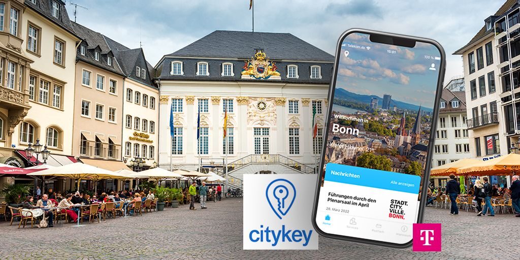 Zahlreiche Services in einer App: Citykey.