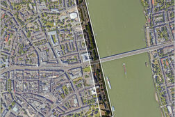 Luftbild Rheinpromenade