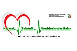 Logo des Förderprogramms Heimat des Landes NRW.