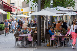Die Friedrichstraße bietet ein vielfältiges Angebot an Gastronomiebetrieben