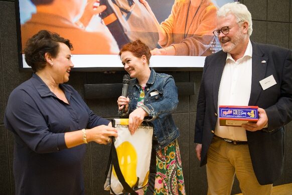 Die Utrechter Oberbürgermeisterin Sharon Dijksma, Bonns Oberbürgermeisterin Katja Dörner und IHK-Präsident Stefan Hagen (v.l.)