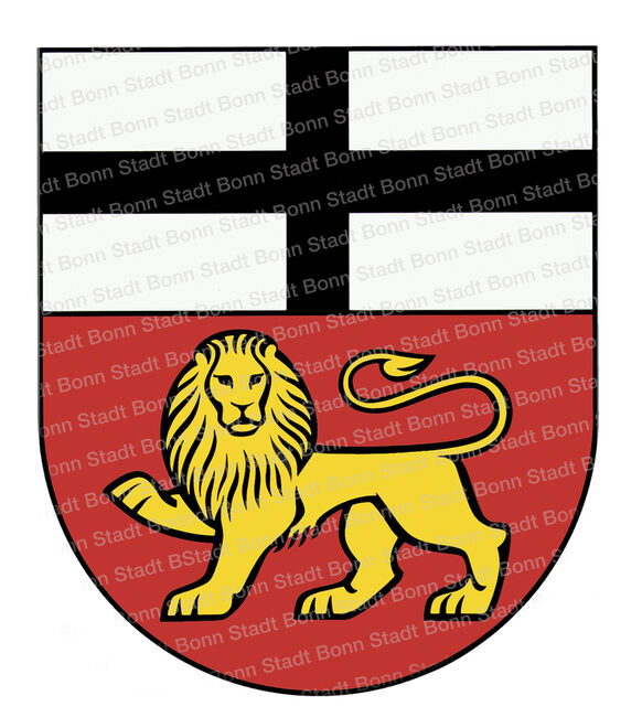 Das verfremdete Wappen der Stadt Bonn