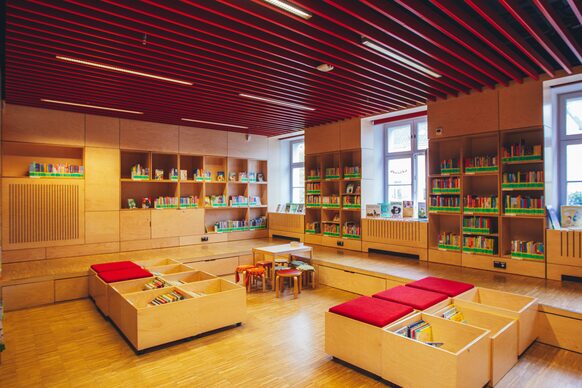 "Kinderbibliothek" in der Stadtbibliothek