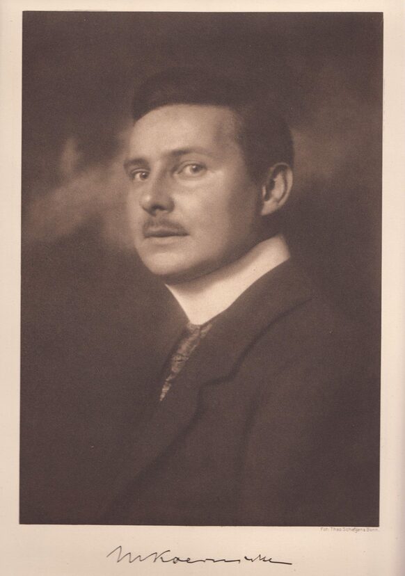 Portrait von Max Koernicke, Theo Schafgans, 1911. NL Koernicke, Sign. SN 101/23.