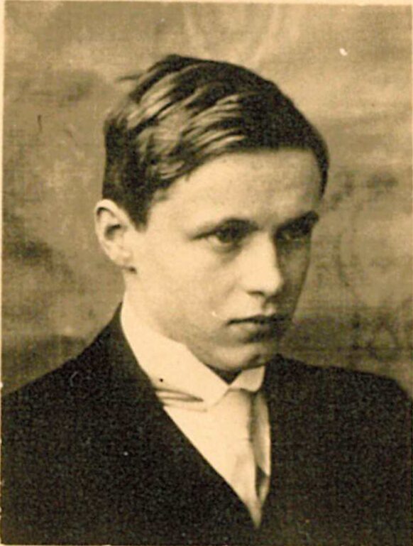 Adolf Busch mit 16 Jahren (Ausschnitt aus SN 70/1418)