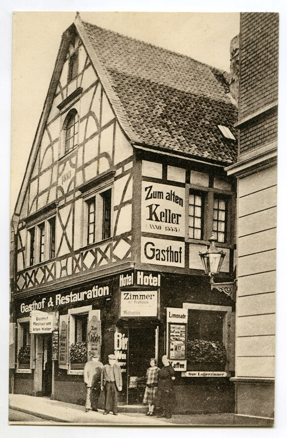 Postkarte „Gasthof zum alten Keller“ (DA02_01917), 1918