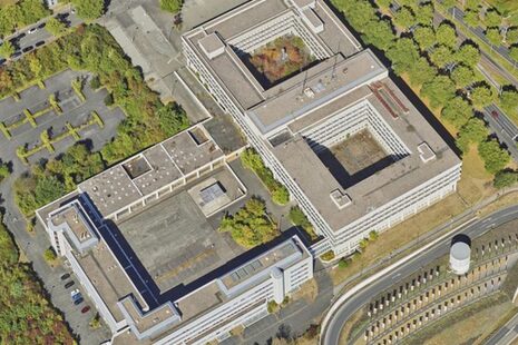 Luftbild des Neuen Quartiers Bundesviertel