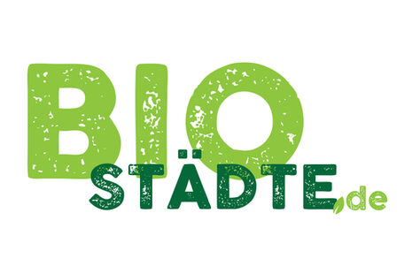 Logo mit Schriftzug Biostädte.de