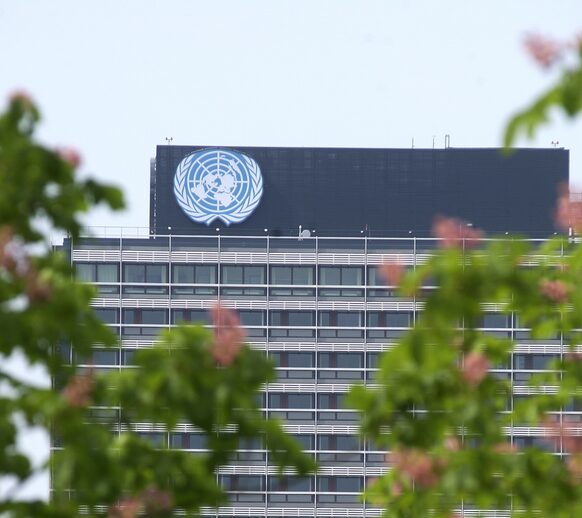 Das heute von der UN genutzte Gebäude wurde 1965 errichtet und diente als Bürohaus für die Mitglieder des Deutschen Bundestags. Das 32-geschossige und 117 Meter hohe Bauwerk am Rheinufer ist weithin sichtbares Wahrzeichen des ehemaligen Regierungsviertels und im Volksmund auch als "Langer Eugen" bekannt.