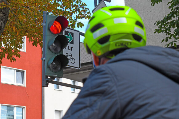 Künftig sollen zahlreiche Grünpfeile für RadfahrerInnen im Stadtgebiet aufgestellt werden.